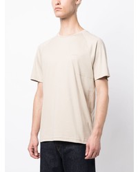 T-shirt à col rond beige BOSS