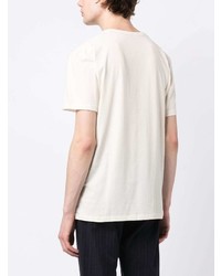 T-shirt à col rond beige Paul Smith