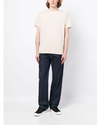 T-shirt à col rond beige Norse Projects