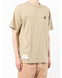 T-shirt à col rond beige Alpha Industries