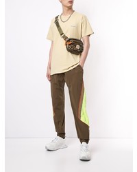 T-shirt à col rond beige A Bathing Ape