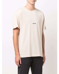 T-shirt à col rond beige Hydrogen