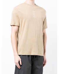 T-shirt à col rond beige Armani Exchange