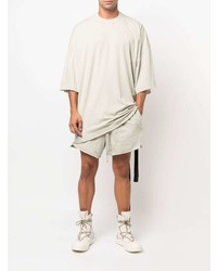 T-shirt à col rond beige Rick Owens