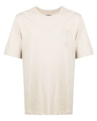 T-shirt à col rond beige Man On The Boon.