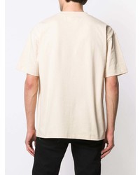 T-shirt à col rond beige Drôle De Monsieur