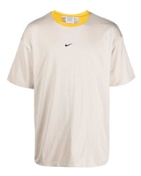 T-shirt à col rond beige Nike