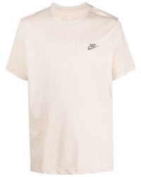 T-shirt à col rond beige Nike