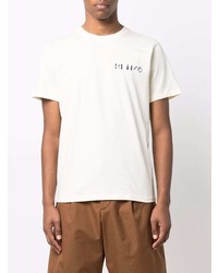 T-shirt à col rond beige Kenzo