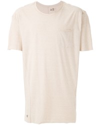 T-shirt à col rond beige OSKLEN