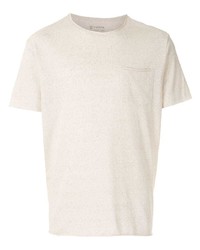 T-shirt à col rond beige OSKLEN