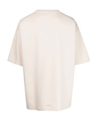 T-shirt à col rond beige Off Duty