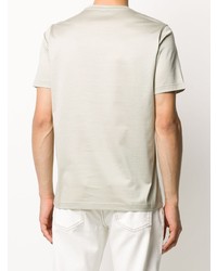 T-shirt à col rond beige Corneliani