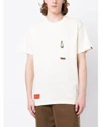 T-shirt à col rond beige Izzue