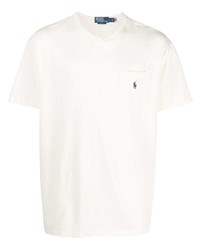 T-shirt à col rond beige Polo Ralph Lauren