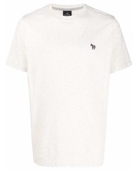 T-shirt à col rond beige PS Paul Smith