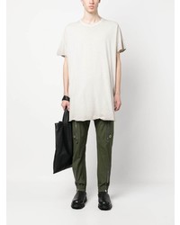 T-shirt à col rond beige Boris Bidjan Saberi