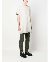 T-shirt à col rond beige Boris Bidjan Saberi