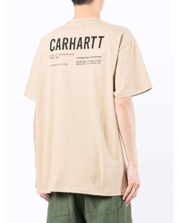 T-shirt à col rond beige Carhartt WIP