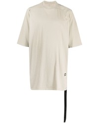 T-shirt à col rond beige Rick Owens DRKSHDW