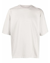 T-shirt à col rond beige Rick Owens DRKSHDW