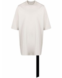 T-shirt à col rond beige Rick Owens DRKSHDW