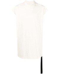 T-shirt à col rond beige Rick Owens DRKSHDW