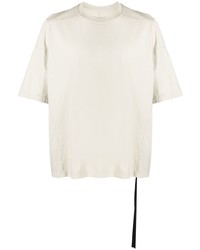 T-shirt à col rond beige Rick Owens DRKSHDW