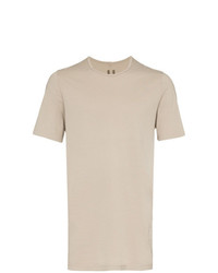 T-shirt à col rond beige Rick Owens DRKSHDW