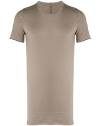 T-shirt à col rond beige Rick Owens