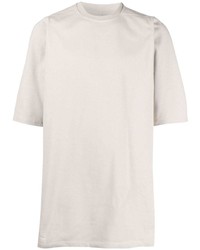 T-shirt à col rond beige Rick Owens