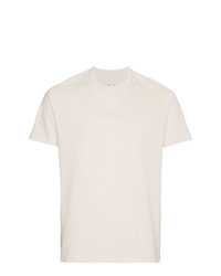 T-shirt à col rond beige Rick Owens