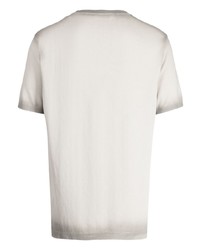 T-shirt à col rond beige Dondup