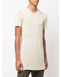 T-shirt à col rond beige Rick Owens