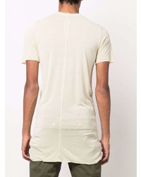 T-shirt à col rond beige Rick Owens