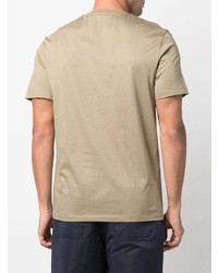 T-shirt à col rond beige 12 STOREEZ