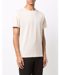 T-shirt à col rond beige Theory