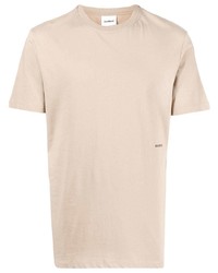 T-shirt à col rond beige Soulland