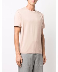 T-shirt à col rond beige Stone Island