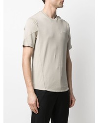 T-shirt à col rond beige Transit