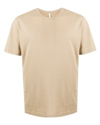 T-shirt à col rond beige Sunflower