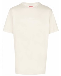 T-shirt à col rond beige Supreme