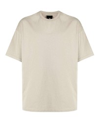 T-shirt à col rond beige Thom Krom