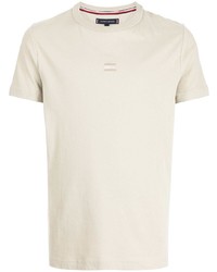 T-shirt à col rond beige Tommy Hilfiger