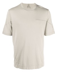 T-shirt à col rond beige Transit