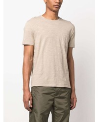 T-shirt à col rond beige Zadig & Voltaire