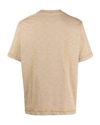 T-shirt à col rond beige PS Paul Smith