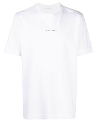 T-shirt à col rond blanc 1017 Alyx 9Sm