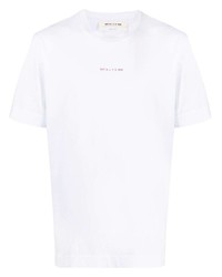 T-shirt à col rond blanc 1017 Alyx 9Sm
