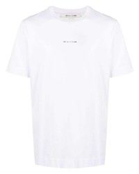 T-shirt à col rond blanc 1017 Alyx 9Sm